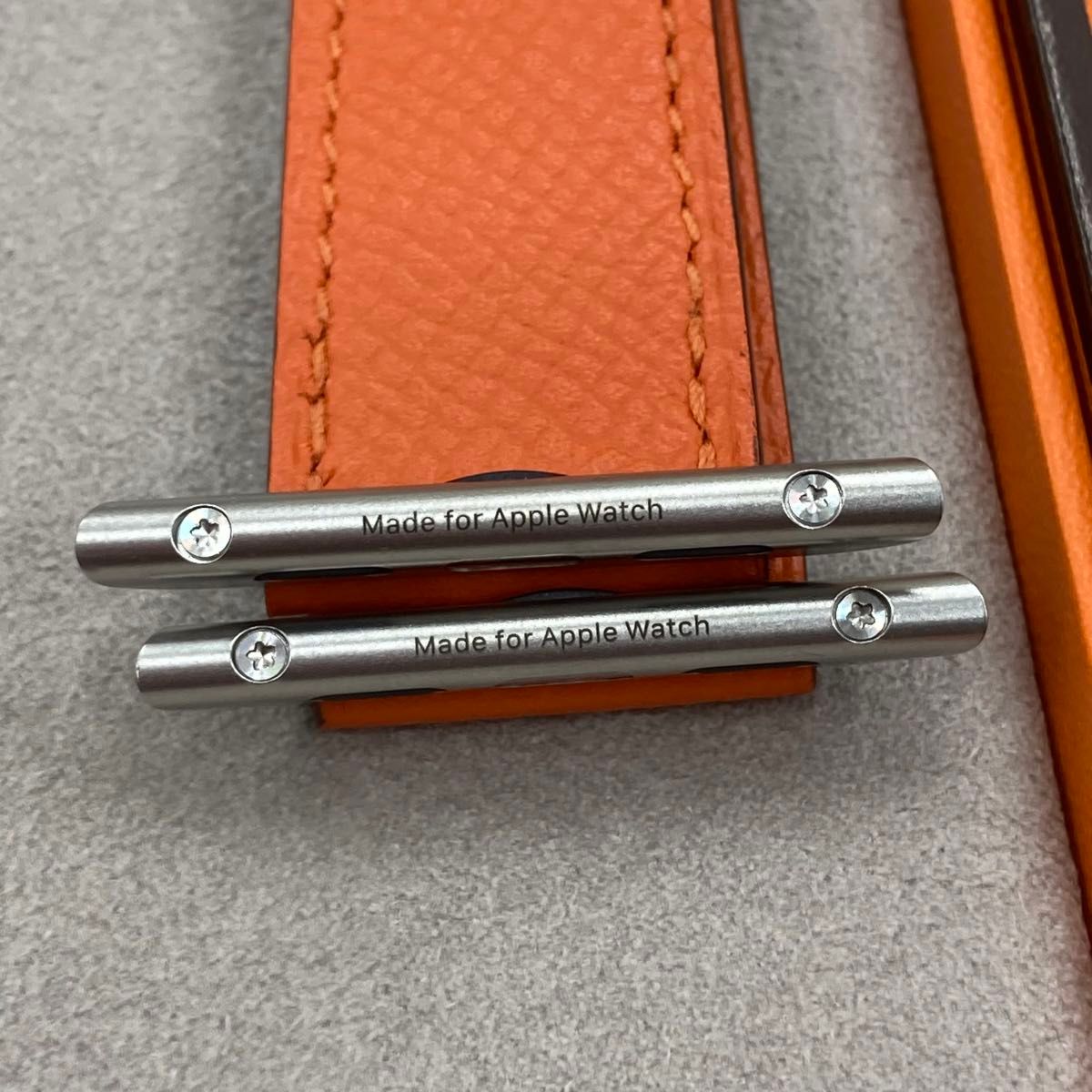 エルメス レザーバンド オレンジ ドゥブルトゥール Apple Watch エルメス レザーバンド オレンジ ドゥブルトゥール Apple Watch