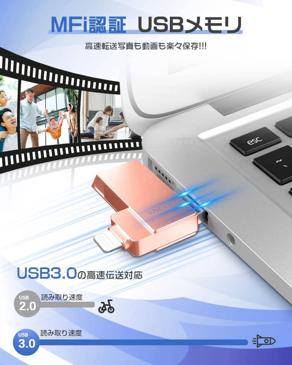 usbメモリ 128GB 4in1 iPhone 兼用 usbメモリー_画像5