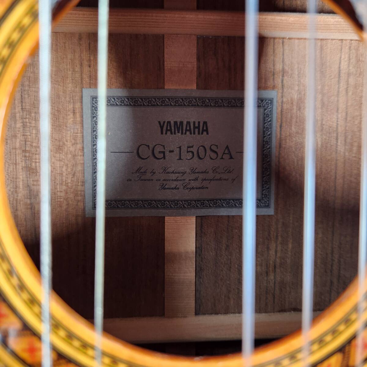 YAMAHA　CG-150SA　クラシックギター　保証書　購入時タグ付き_画像2