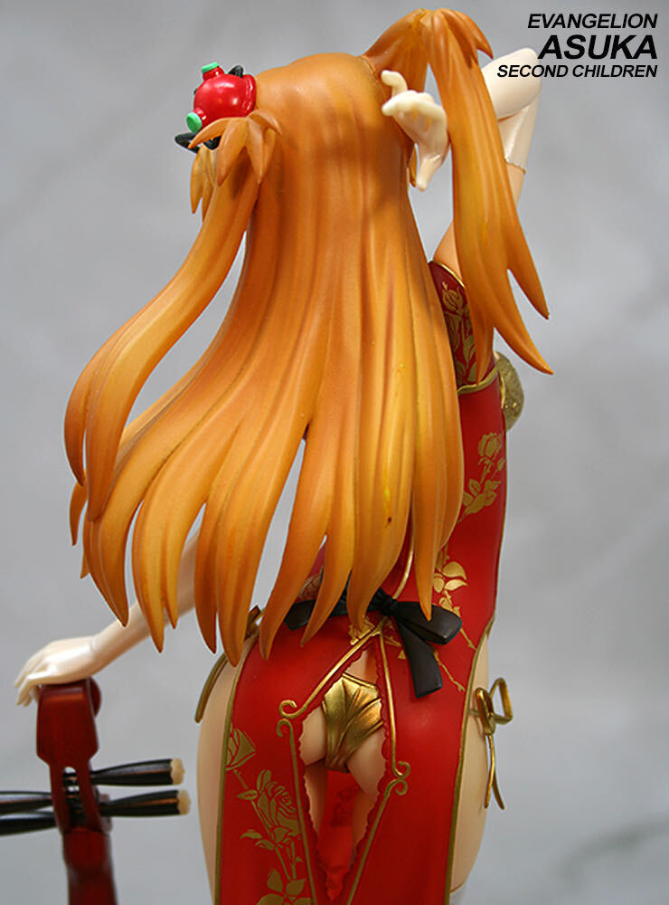 ★新世紀エヴァンゲリオン アスカ “スリットドレス” 1/6 BIG27cm フルキャストオフ リペイント完成品フィギュア/EVA Asuka slit dress_画像4