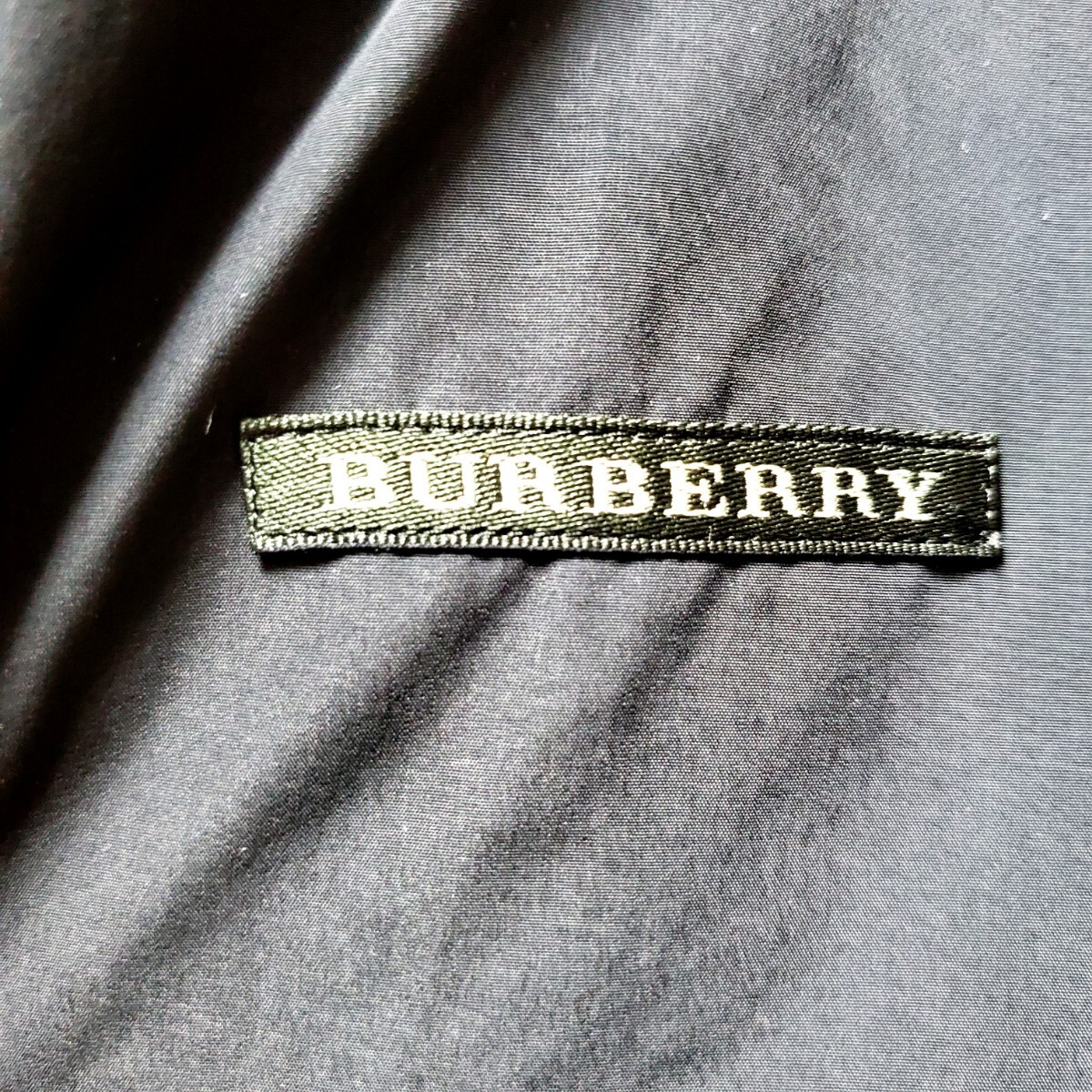 【大きめXLサイズ】BURBERRY GOLF　バーバリーゴルフ　スイングトップ　ナイロンジャケット　三陽商会　ノバチェック　ブラック　ゴルフ_画像9