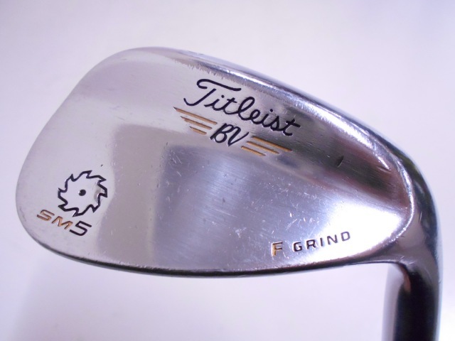 【中古】 タイトリスト ボーケイSM5ツアークローム52-08F DG WEDGE 52 ウエッジ スチールシャフト おすすめ メンズ 右_画像1