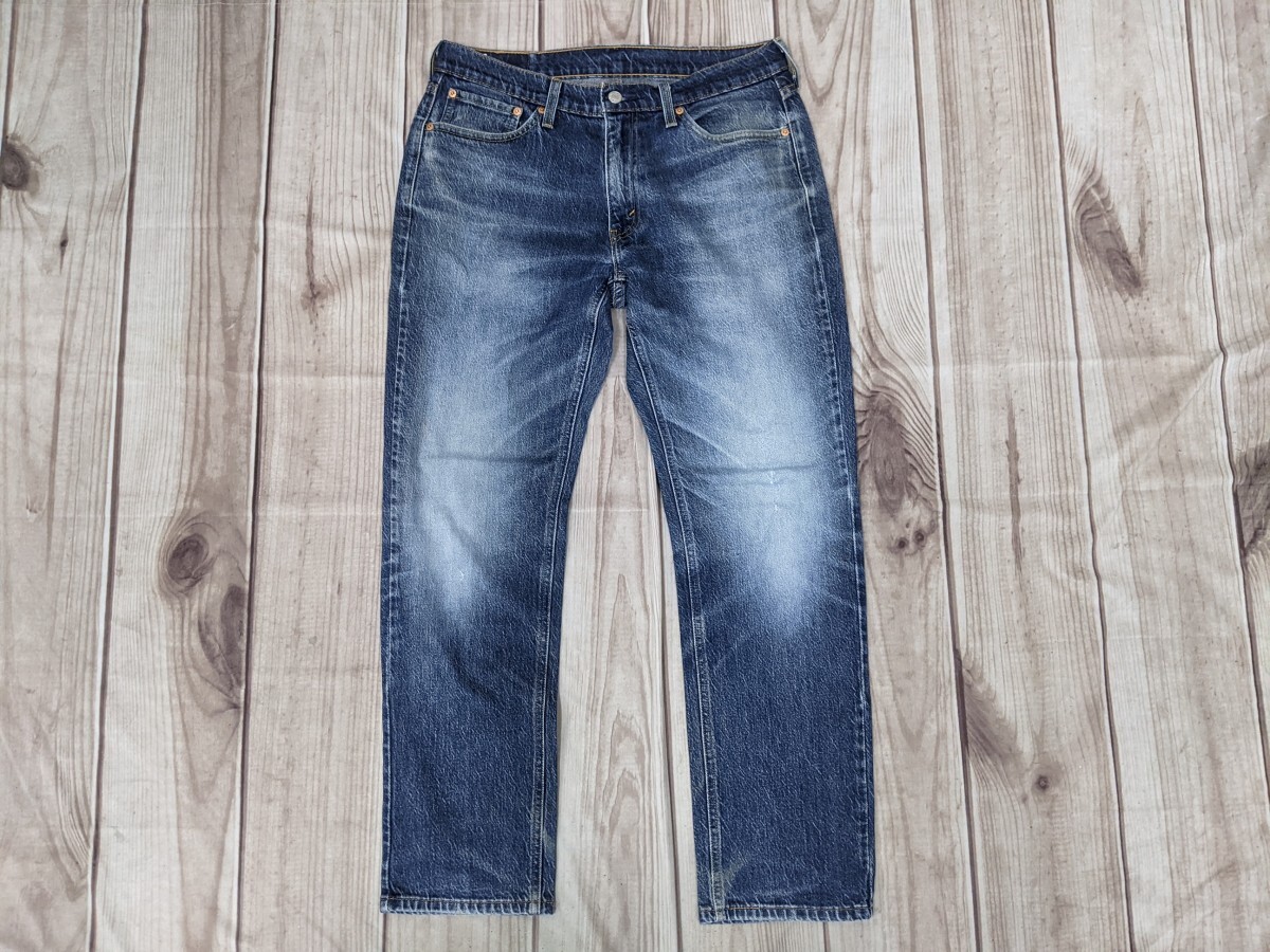 4．リーバイス　LEVI'S 541 WPL423 デニムジーンズ パンツ W32L32　ネイビー y304_画像1