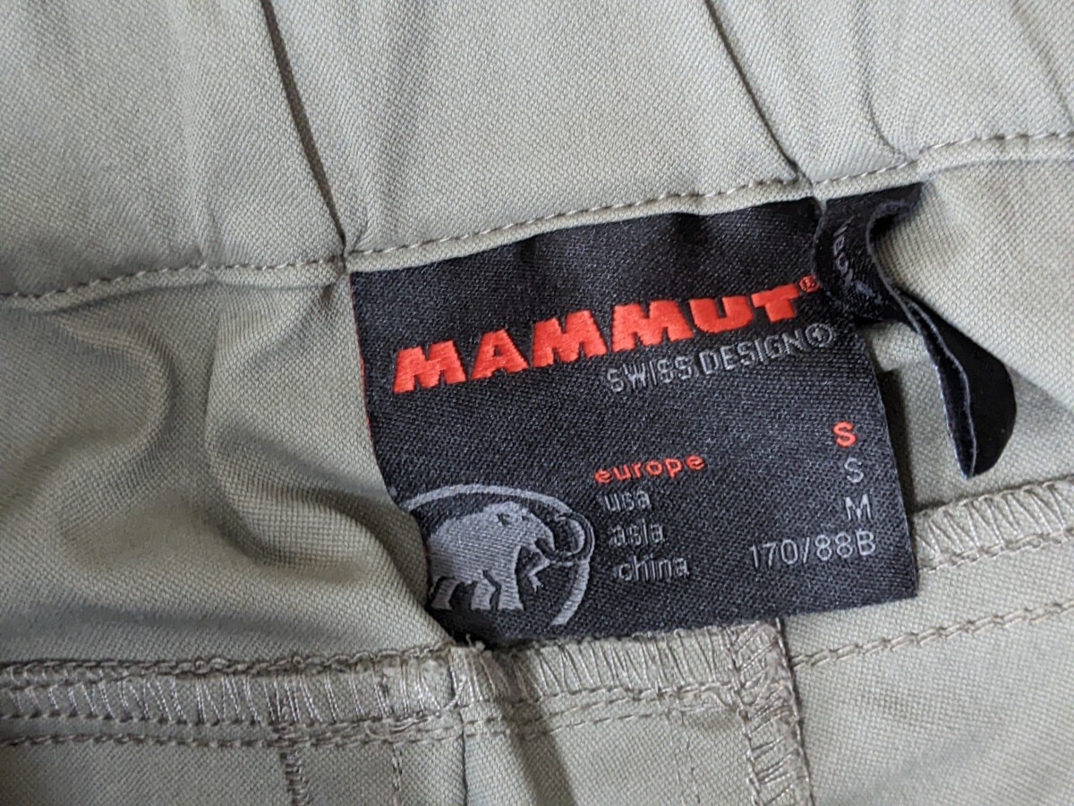 4．マムート MAMMUT 1020-10650 BOMBOO Light 2in1 Pants デタッチャブル クライミングパンツ メンズM　カーキ系 アウトドアx509_画像5