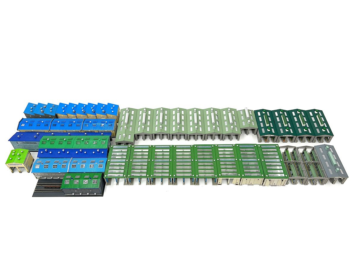 TOMIX KATO Nゲージ ストラクチャー ジオラマ J 複線機関庫/電車庫 他 大量 まとめセット_画像1