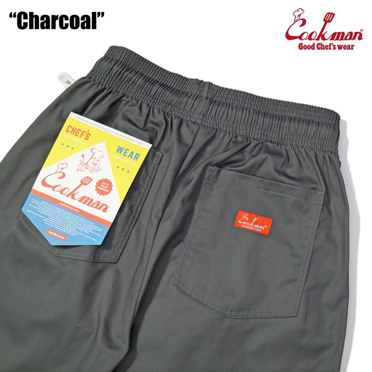 Lサイズ COOKMAN シェフパンツ チャコールグレー クックマン Chef Pants Charcoal_画像3