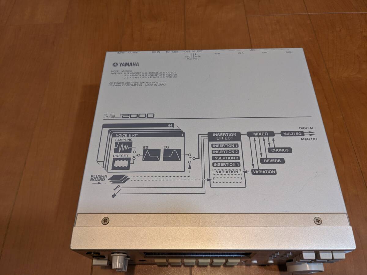 [ operation verification settled ]YAMAHA MU2000 EX corresponding external sound module AC attaching, manual attaching 