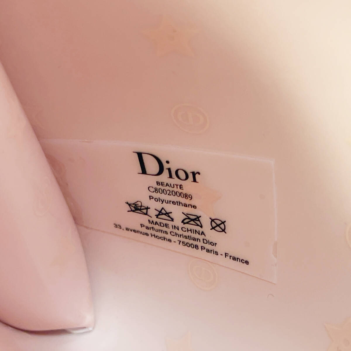 【e62】☆Christian Dior☆◇【クリスチャンディオール】超美品！クラッチポーチ　化粧ポーチ！「ピンク」◇☆1円スーパーセール☆_画像4
