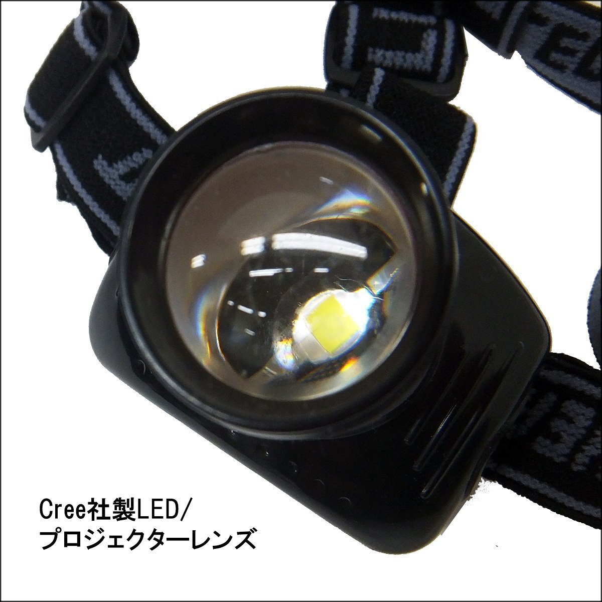 LED ヘッドライト 点灯3パターン ハンズフリー 防災 アウトドア 夜間作業 CREE社製チップ [TK-27] 送料無料/22_画像7