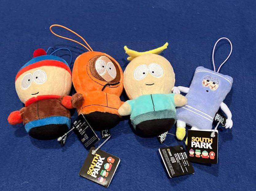 送料無料 即決 匿名配送 新品 サウスパーク southpark ぬいぐるみ マスコット 4種セット_画像1