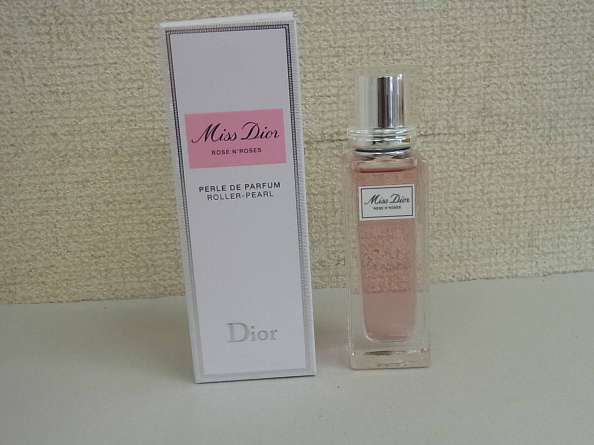 160317K66-0321K-A2■Dior ディオール■Miss Dior ミスディオール ローズ＆ローズ ローラーパール EDT 20ml／中古品_画像1