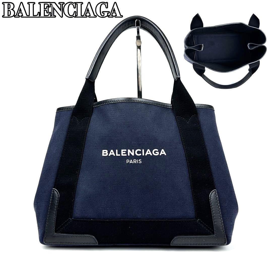 [ превосходный товар ]BALENCIAGA Balenciaga ручная сумочка большая сумка темно-синий бегемот sS маленький 339933 для мужчин и женщин Denim парусина кожа 