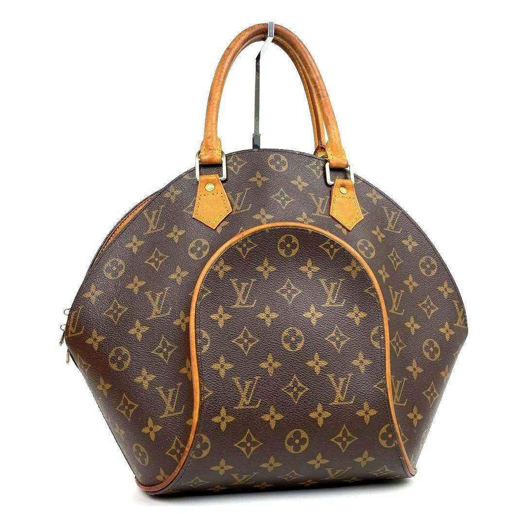 【美品】LOUIS VUITTON ルイヴィトン ハンドバッグ モノグラム エリプスMM M51126 トート 男女兼用 LV ロゴ金具 ビジネス レザー 人気_画像2