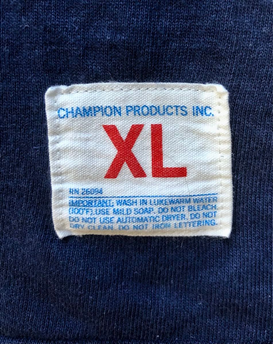 Champion チャンピオン YALE75 フットボールTシャツ バータグ復刻