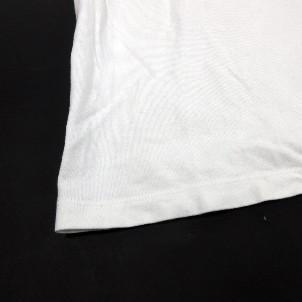 ▽■EN ROUTE(アンルート)◆メンズ◆丸襟半袖Tシャツ◆ホワイト無地◆サイズ3◆良品◆_画像4