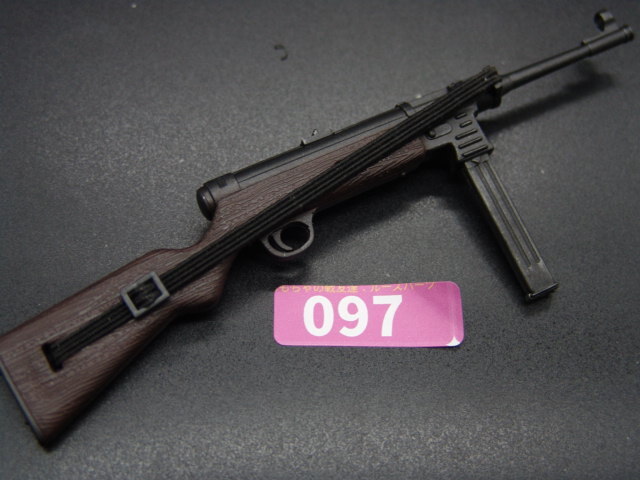 【 P 097 】1/6ドールパーツ：YS 製 WWII ドイツ軍 MP41短機関銃【 長期保管・ジャンク扱い品 】_プラ製のミニチュア銃器