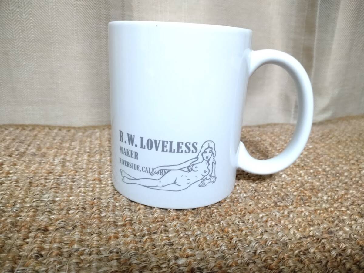 R.W.LOVELESS ラブレス ナイフ　ダブルヌード ロゴ　マグカップ