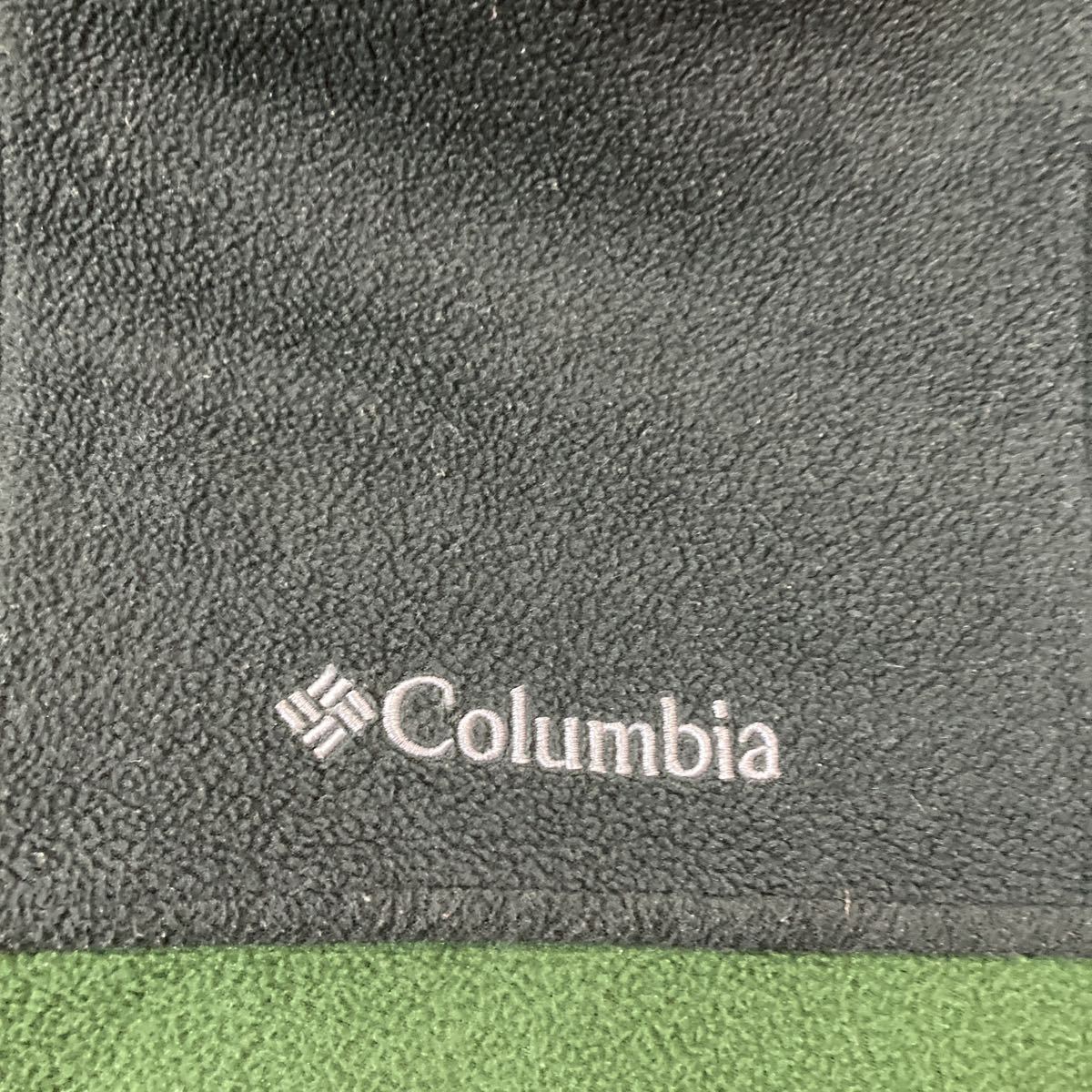 Columbia コロンビア ジップアップフリース Sサイズ 緑_画像3