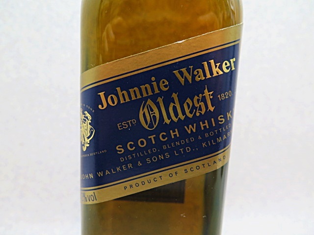 ★☆【古酒】Johnnie Walker Oldest WHISKY ジョニーウォーカー ブルーラベル オールデスト ウイスキー 750ml 43% 未開栓 ot☆★_画像3