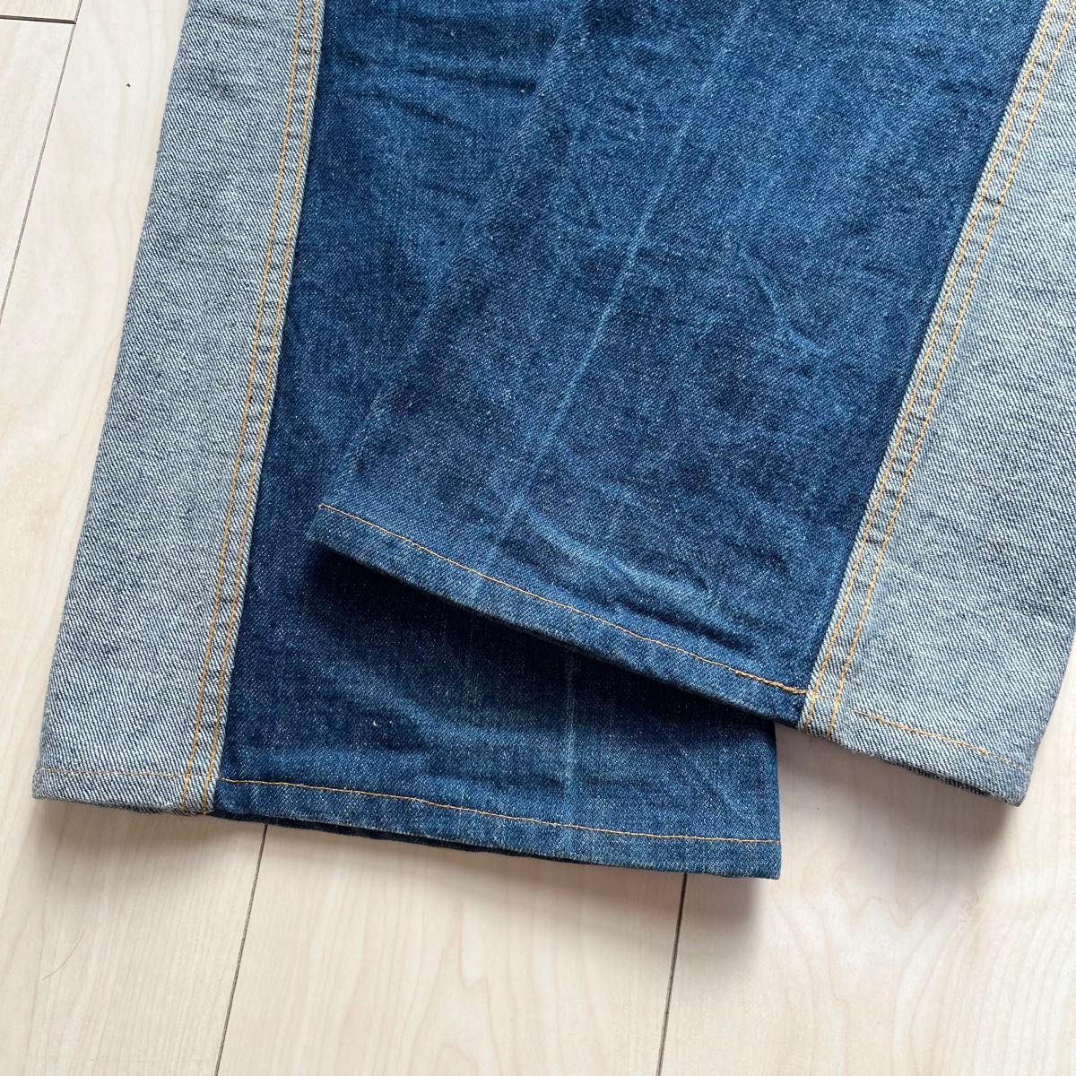 希少 70s LEE リー リバーシブル デニムパンツ ブーツカット 希少 70s LEE リー リバーシブル デニムパンツ ブーツカット