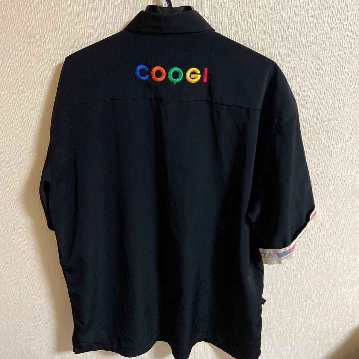 希少　COOGI  クージー　半袖シャツ　90's B系　HIPHOP ラッパー　セレブ　ニット　セーター
