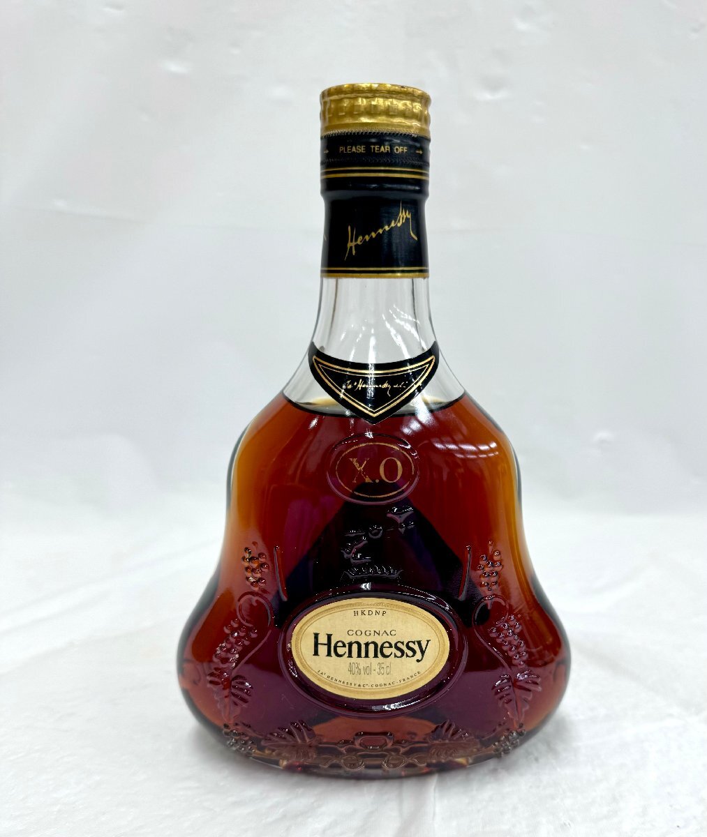 ★送料別★ミニボトル Hennessy ヘネシー XO クリーンボトル 350ml 40％ 古酒 EA2287_画像1