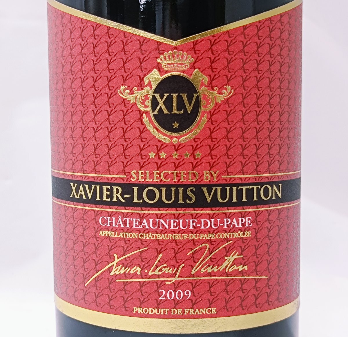 【未開栓】ザビエ ルイ ヴィトン 2009 赤ワイン XLV XAVIER LOUIS VUITTON CHATEAUNEUF DU PAPE WINE 750ml 14％【送料別】IA0142_画像6