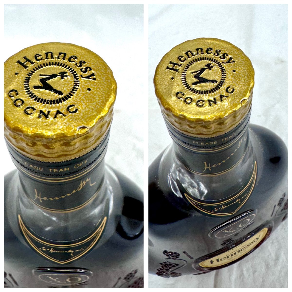 ★送料別★ミニボトル Hennessy ヘネシー XO クリーンボトル 350ml 40％ 古酒 EA2287_画像5