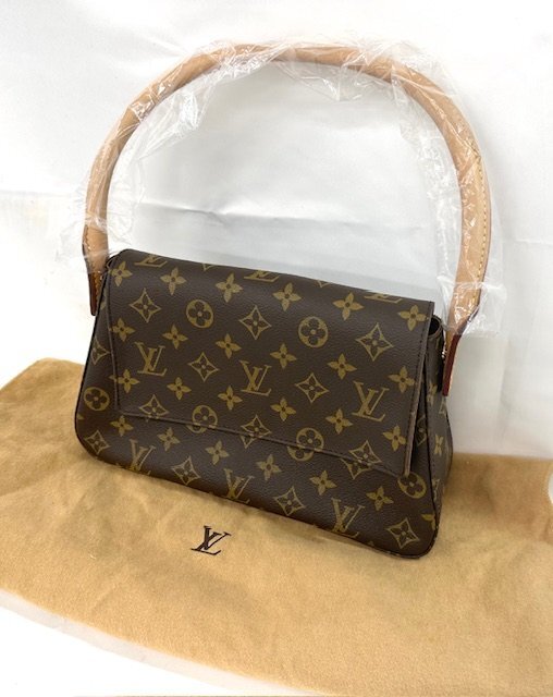 【中古品】ヴィトン　LOUIS VUITTON　ミニ ルーピング　ハンドバッグ　モノグラム　M51147【送料別】FB0377_画像1