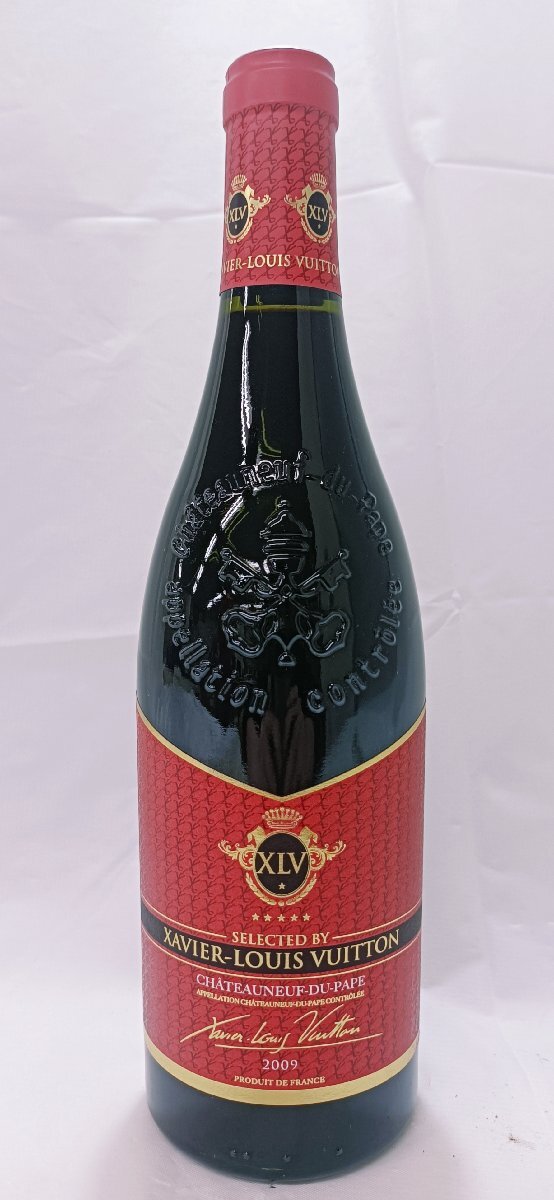【未開栓】ザビエ ルイ ヴィトン 2009 赤ワイン XLV XAVIER LOUIS VUITTON CHATEAUNEUF DU PAPE WINE 750ml 14％【送料別】IA0142_画像2