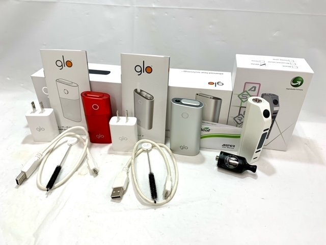 【中古品/動作未確認】(3点set)電子タバコ glo シリーズ2 mni/Eleaf【送料別】TD0384の画像1