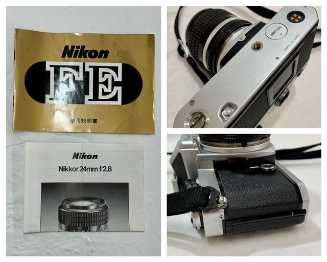【中古品/動作未確認】Nikon ニコン フィルムカメラ FE【送料別】TD0486_画像7