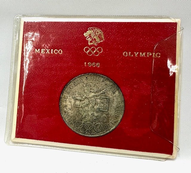 【中古品】メキシコオリンピック　1968年　25ペソ　コイン【送料別】FN0636_画像1