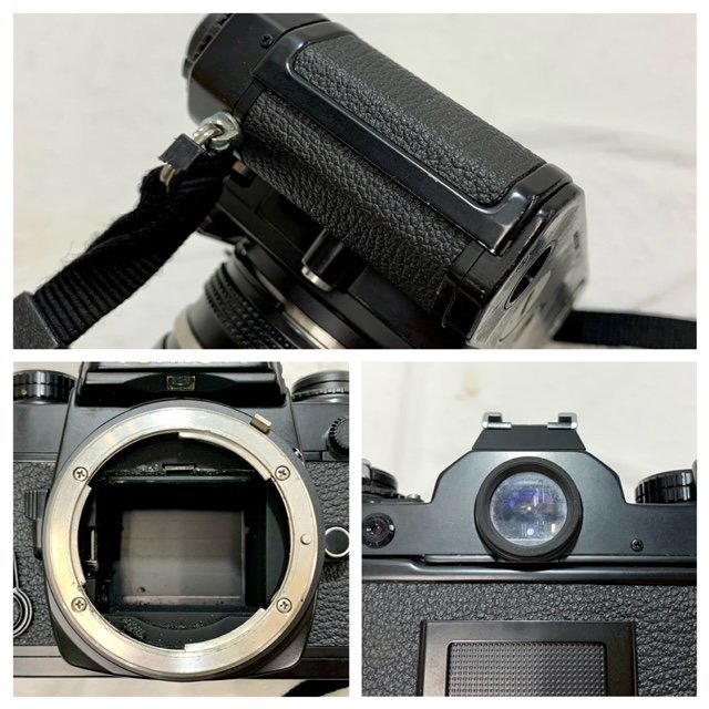 【中古品/動作未確認】Nikon ニコン フィルムカメラ FE レンズセット【送料別】TD0397_画像6