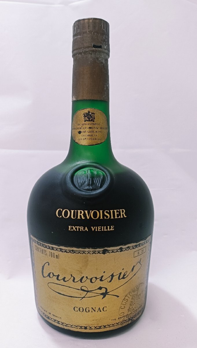 【未開栓】クルボアジェ エクストラ ヴィエイユ 古酒 ブランデー コニャック COURVOISIER EXTRA VIEILLE COGNAC 700ml【送料別】IA0156_画像1