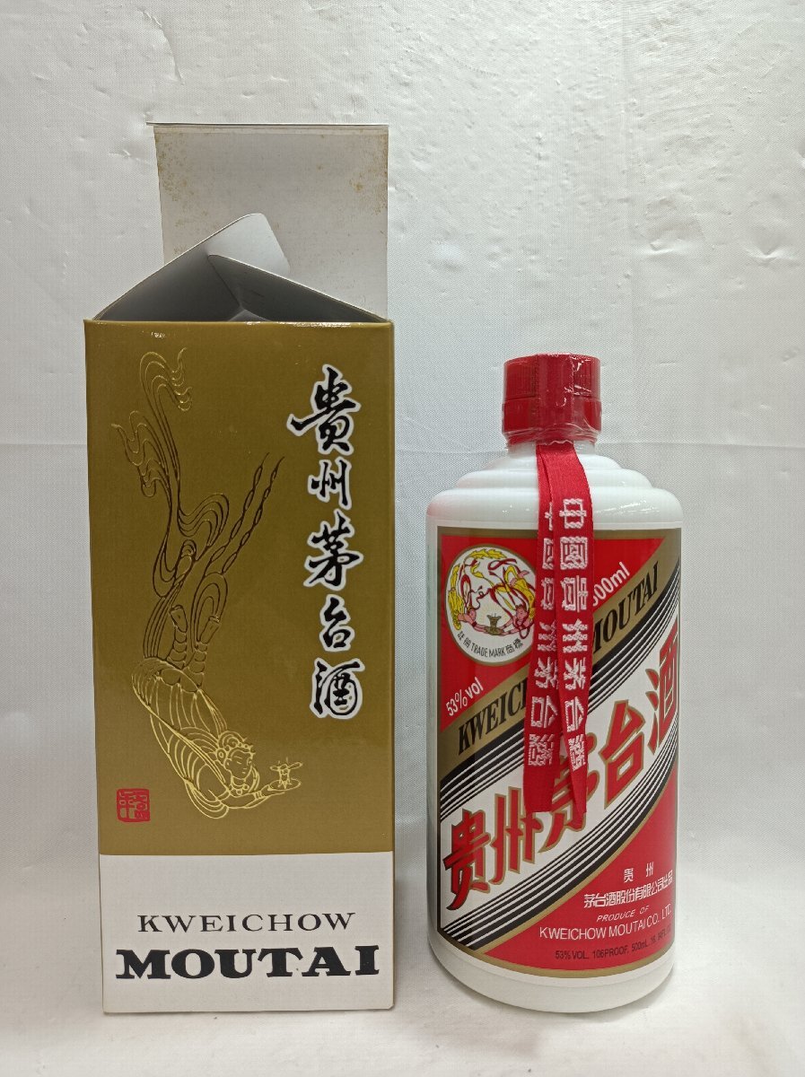 【未開栓】マオタイ 貴州茅台酒 2007 天女ボトル 中国酒 KWEICHOW MOUTAI 500ml(約962.6g) 53％【送料別】IA0099_画像1