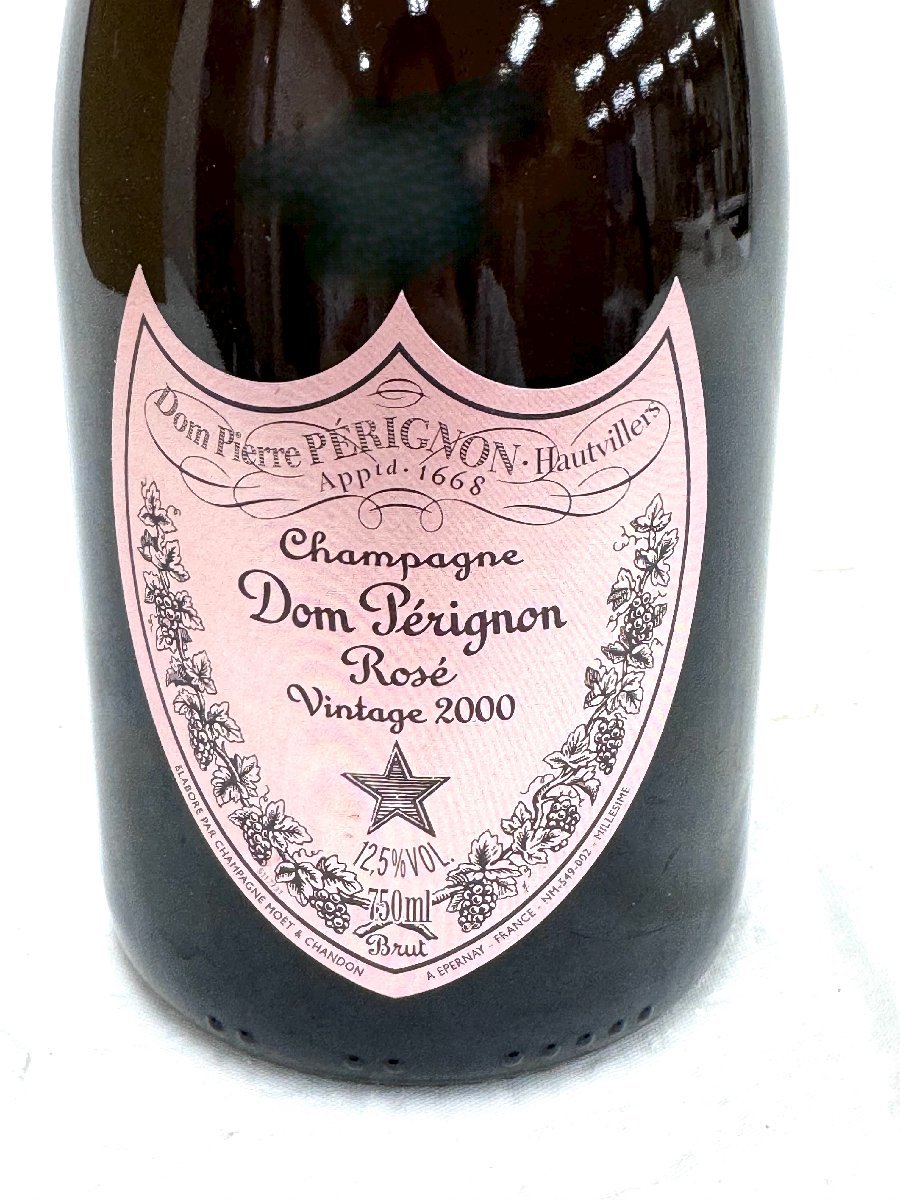★送料別★Dom Perignon Rose ドンペリニヨン ロゼ ヴィンテージ 2000 シャンパン 750ml 12.5％ 古酒 (未開封）EA2217_画像3