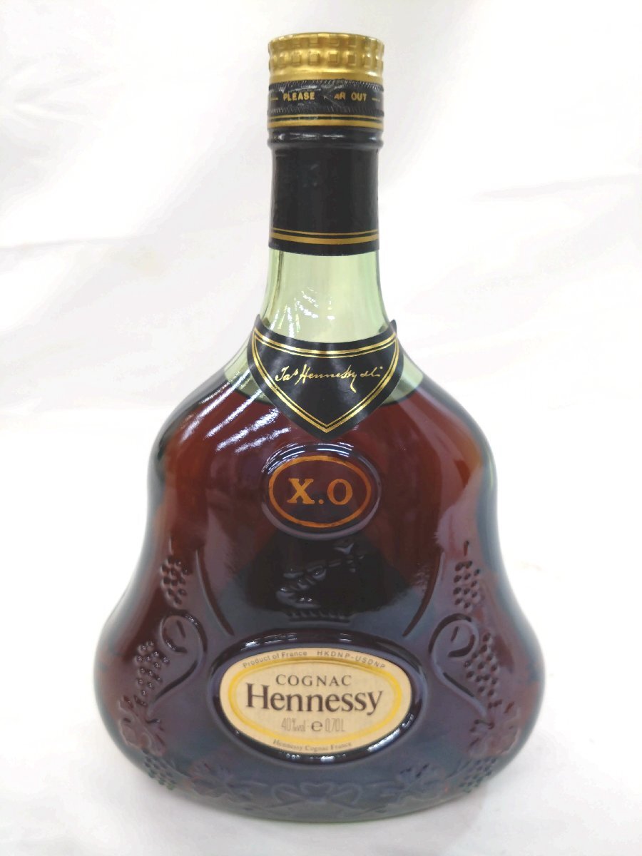 （未開栓）ヘネシー X.O ブランデーコニャック 金キャップ グリーンボトル Hennessy XO COGNAC 700ml 40%【送料別途】 KA1110_画像2