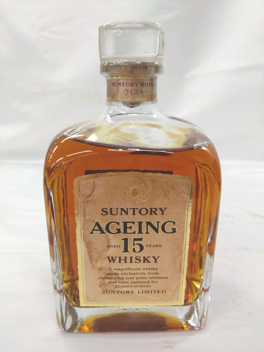 ★東京都配送限定★（未開栓）サントリー エイジング 15年 ウイスキー 箱つき SUNTORY AGEING WHISKY 750ml 43%【送料別途】 KA1143_画像2