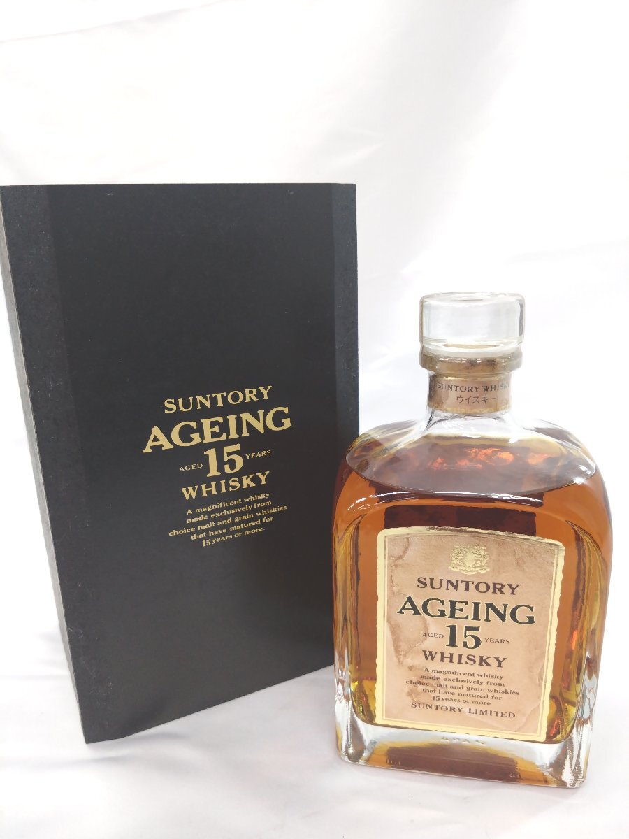 ★東京都配送限定★（未開栓）サントリー エイジング 15年 ウイスキー 箱つき SUNTORY AGEING WHISKY 750ml 43%【送料別途】 KA1143_画像1