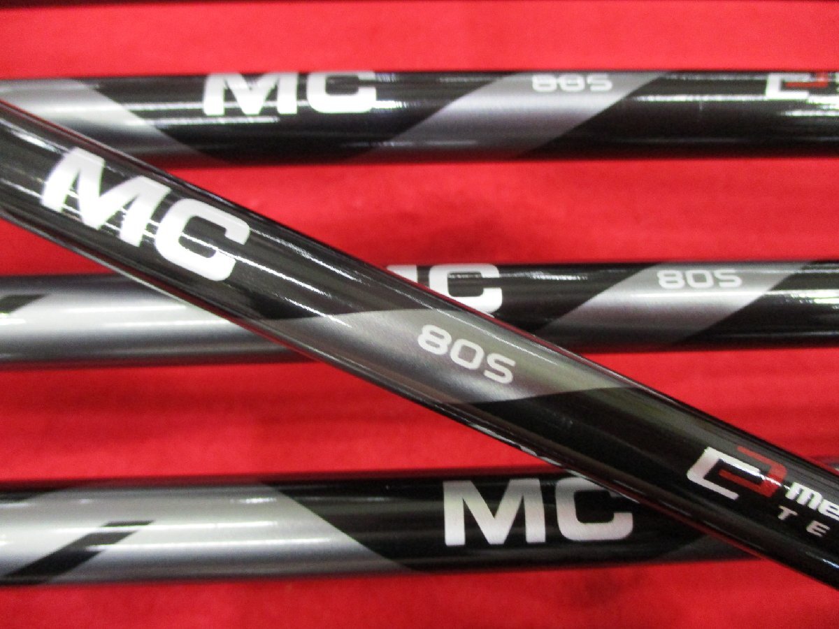 ★キャロウェイ　Ｘ　ＦＯＲＧＥＤ　ＳＴＡＲ　２０２１（5～９.Ｐ　６本セット）Ｆｕｊｉｋｕｒａ　ＭＣ　８０　／　Ｓ　【中古品】_画像9