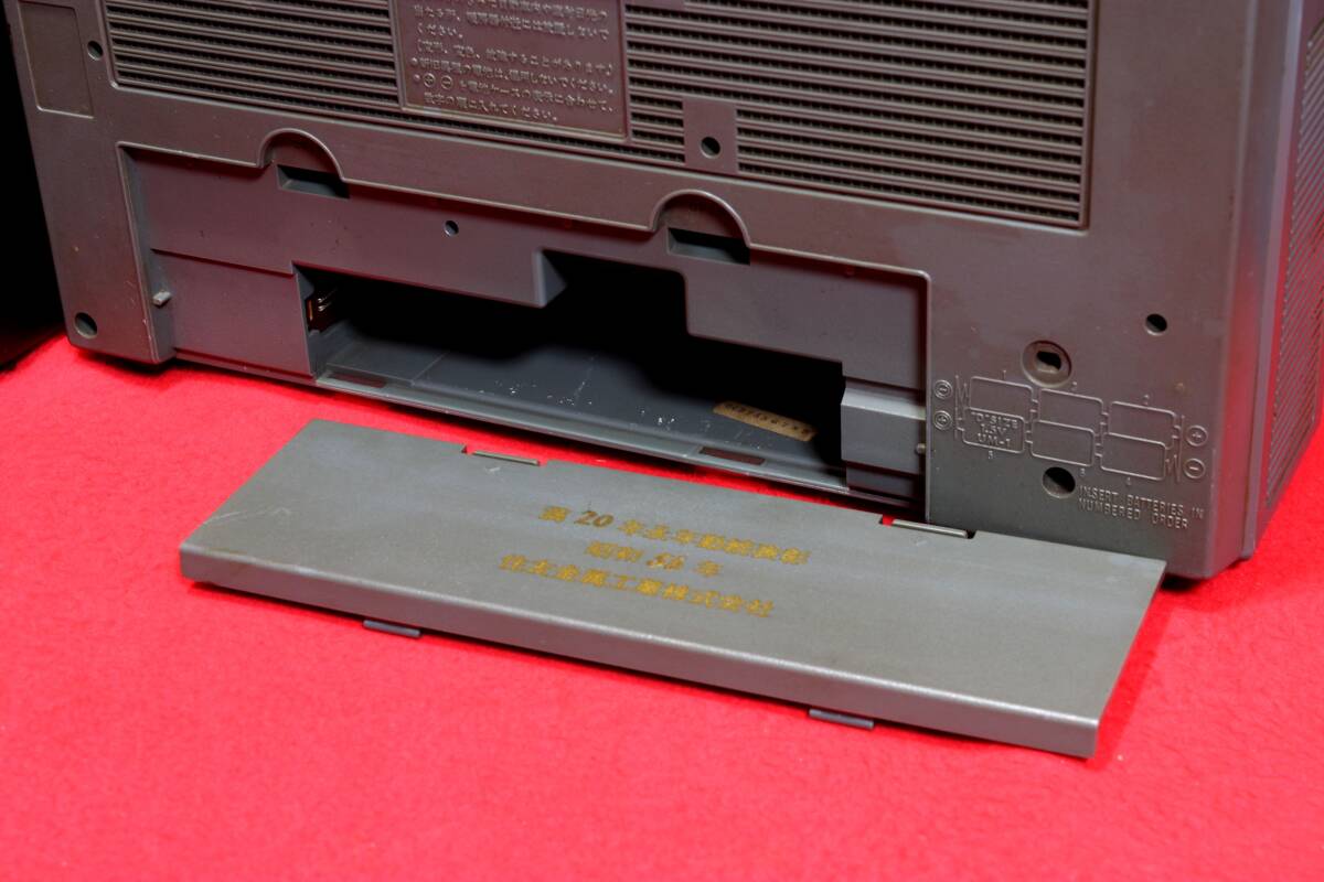 3.20.29 ラジオカセット レコーダーSONY CF-1765 National ラジカセ RX-1760 未確認ジャンク　部品取りです　売り切り　_　電池漏れ跡なし