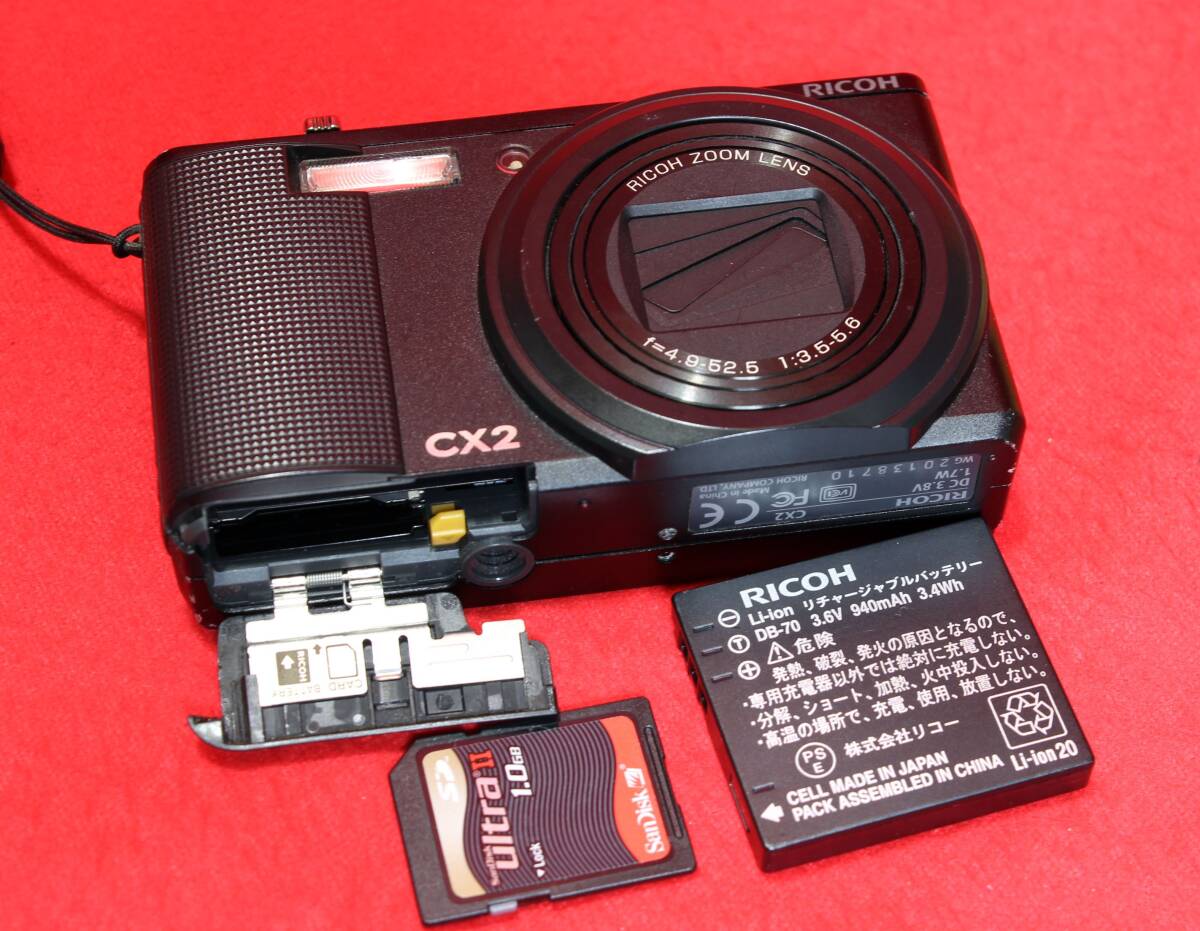 3.30.44 リコー　デジタルカメラ　CX2　RICOH　デジカメ 実用品　ジャンク扱い　売り切り　お買い得　_画像7