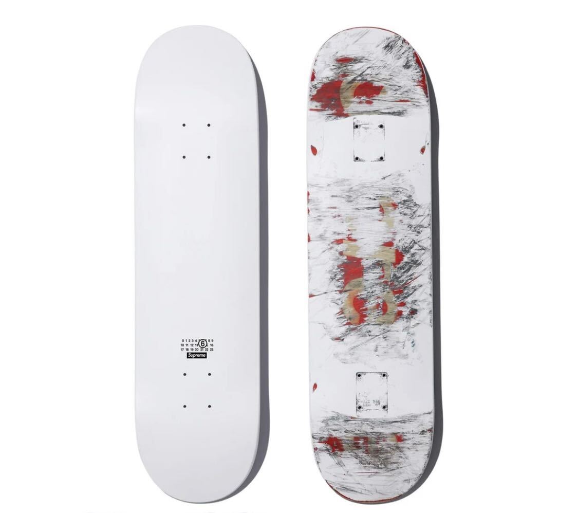 ★新品未使用★Supreme/MM6 Maison Margiela Skateboard White 8.25 シュプリーム メゾンマルジェラ スケートボード ホワイト 白の画像1