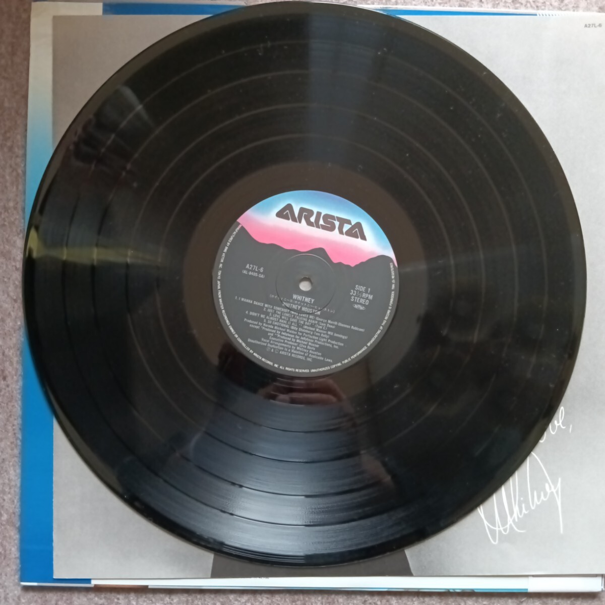 LPレコード Whitney Houston ホイットニー ヒューストン 帯付 ホイットニーII　未使用に近い美品　国内盤_画像6
