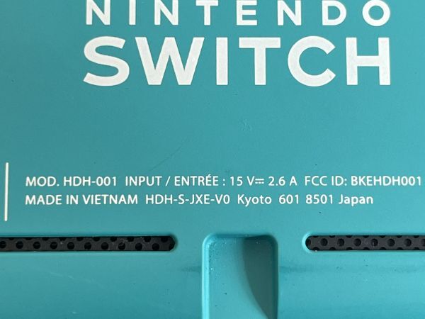 12819-03★Nintendo Switch ニンテンドースイッチ HDH-001 本体 ソフト×2 ポケットモンスターバイオレット/大乱闘スマッシュブラザーズ★_画像6