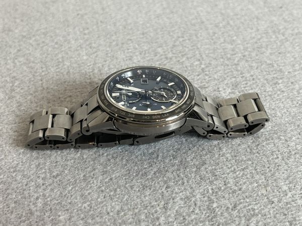 12787-02★CITIZEN DURATECT 腕時計 チタン H820-T021182 電波ソーラー時計 シチズン★_画像6