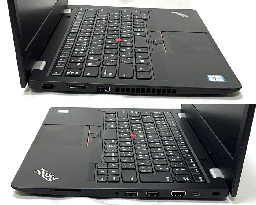 超美品 薄型 モバイルノートPC 13.3型 Lenovo ThinkPad 13【Corei5 7世代+SSD512GB+8GB】★Win11 Pro+Office2021★Webカメラ USB-C WiFi_画像6