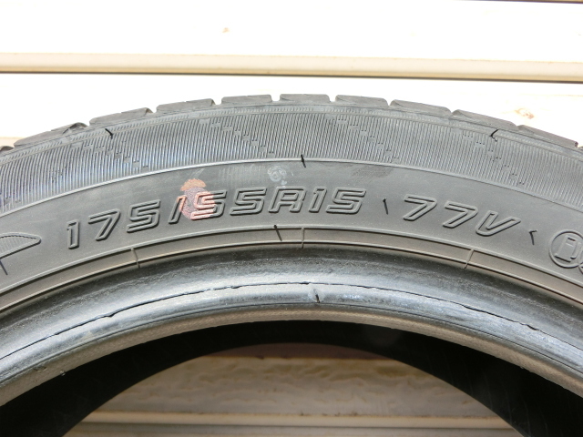 ★ 175/55R15 ★ 2本セット!! ★ DUNLOP ★ ENASAVE EC204　2021年製　約8分山　ルーミー・タンク・パッソ・トール_画像5