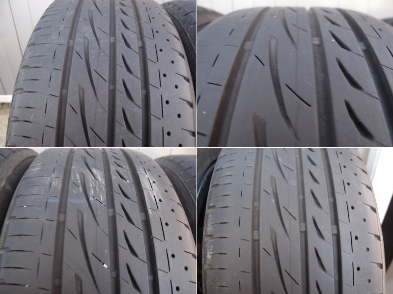 中古 WORK STEEZ １９インチ225/45R19 レグノ4本セット！ 19×8JJ PCD114.3 5H+48 BRIDGESTONE REGNO GRVⅡ アルファード、アテンザ等 の画像7